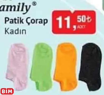 COMFORT FAMİLY PATİK ÇORAP KADIN